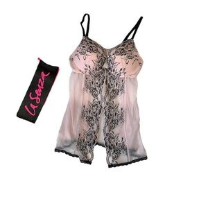 gorgeous Y2K pink flower lingerie top